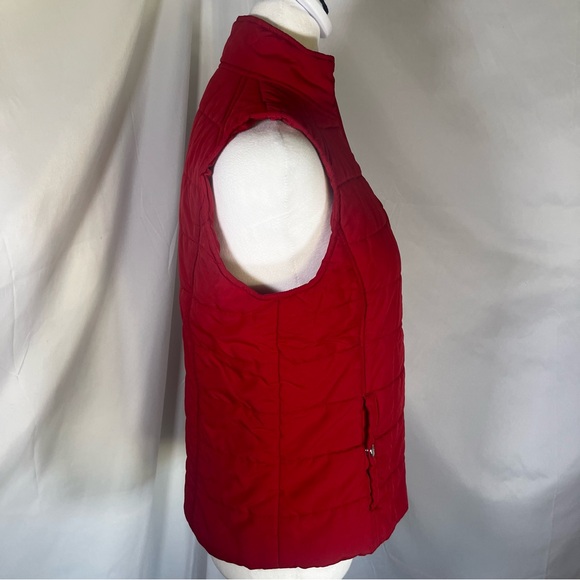 Lauren Ralph Lauren Quilted Vest‎ Red Size Small - Picture 8 of 12